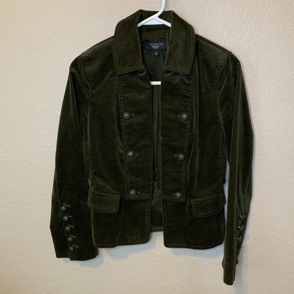 Talbots Velvet Blazer